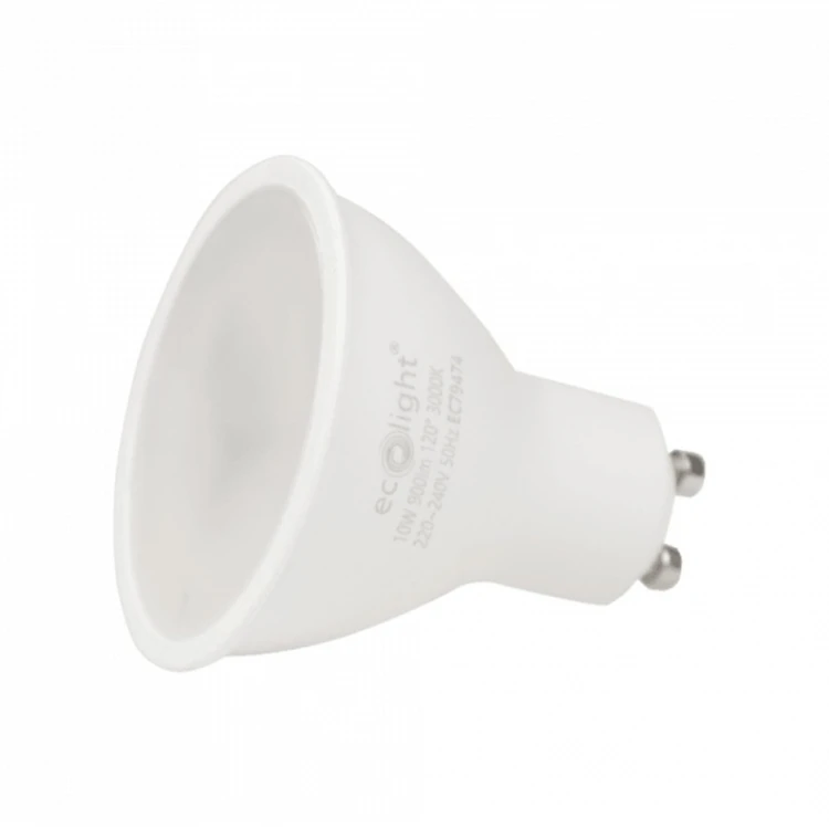 ŻARÓWKA LED GU10 10W 3000K biała ciepła