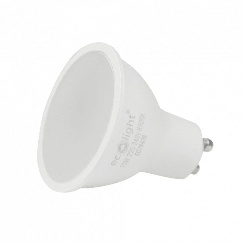 ŻARÓWKA LED GU10 10W 6500K biała zimna