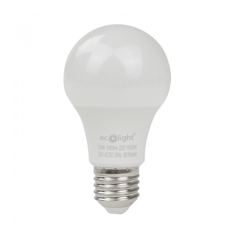Żarówka LED E27 10W zimna 6000K 1000lm A60