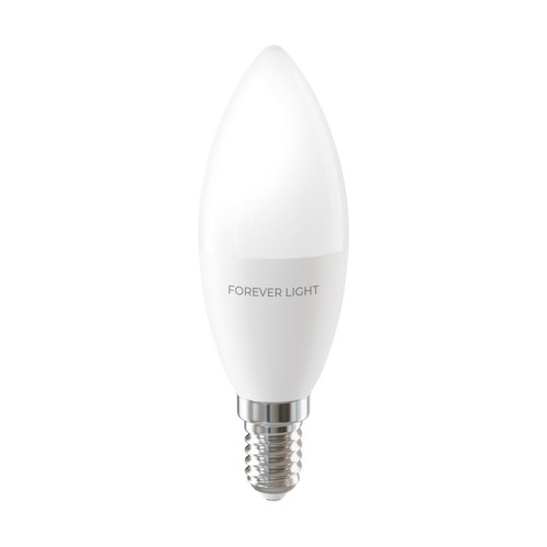 Żarówka LED E14 8,5W biała zimna świeczka C37