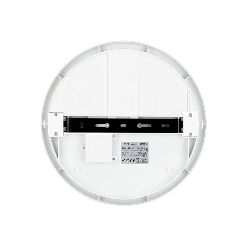 Plafon LED LEDline PRIME LUNAR z czujnikiem 22W 4000K