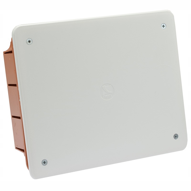 Puszka instalacyjna 158x127x70mm podtynkowa IP30 z białą pokrywą