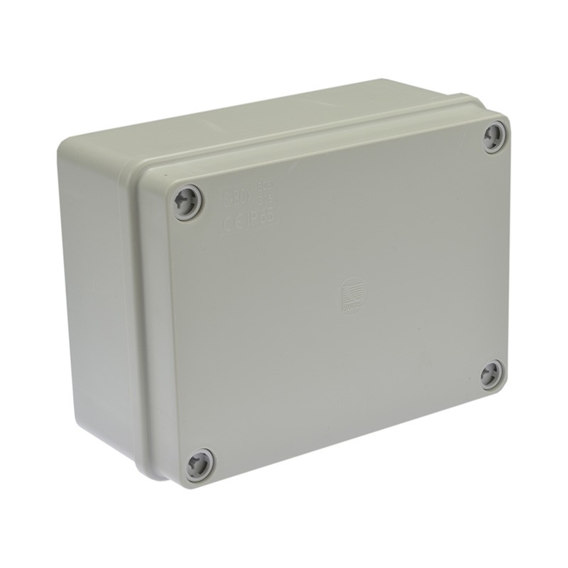 Puszka instalacyjna hermetyczna IP65 bezhalogenowa 150x110x70mm szara S-BOX 316