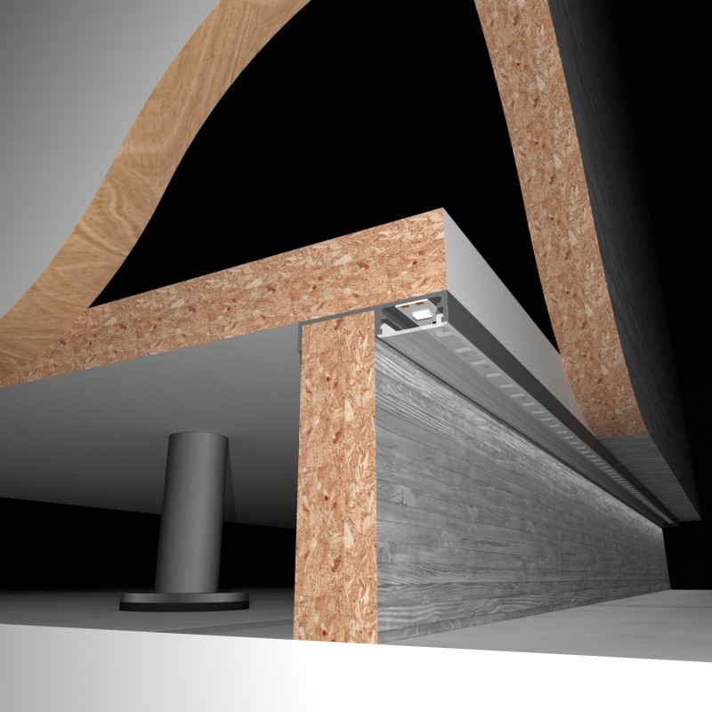 profil 2 metry do taśm o szerokości 8-12mm