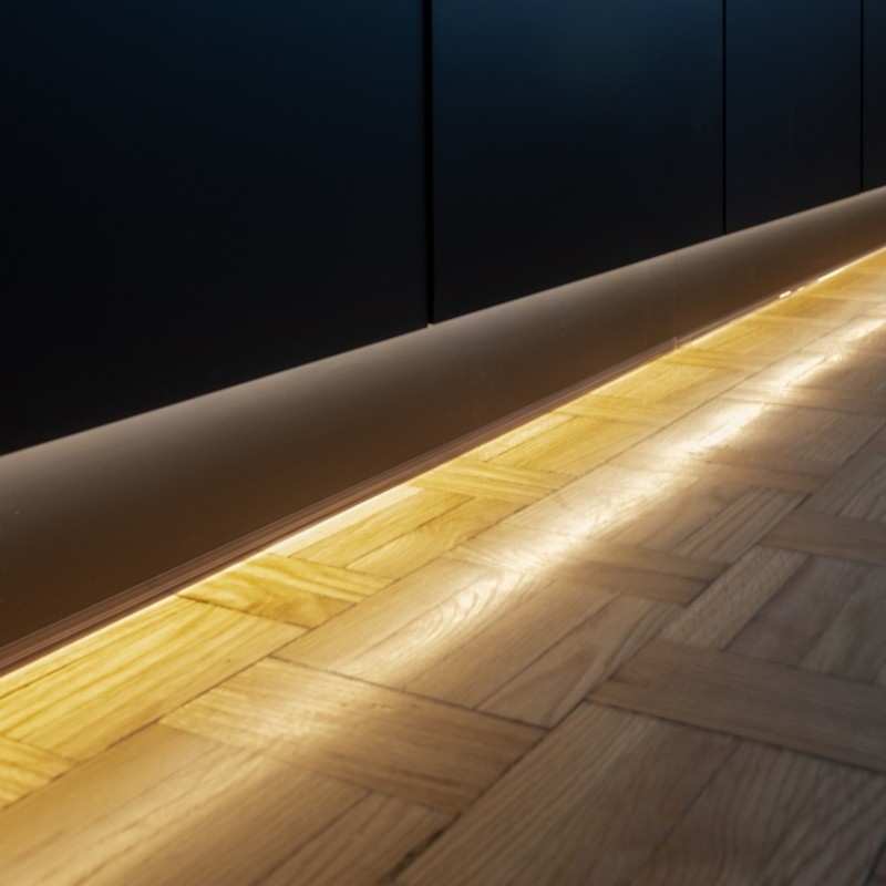 Profil aluminiowy FLOOR LINE 2 m do taśm 8-12mm