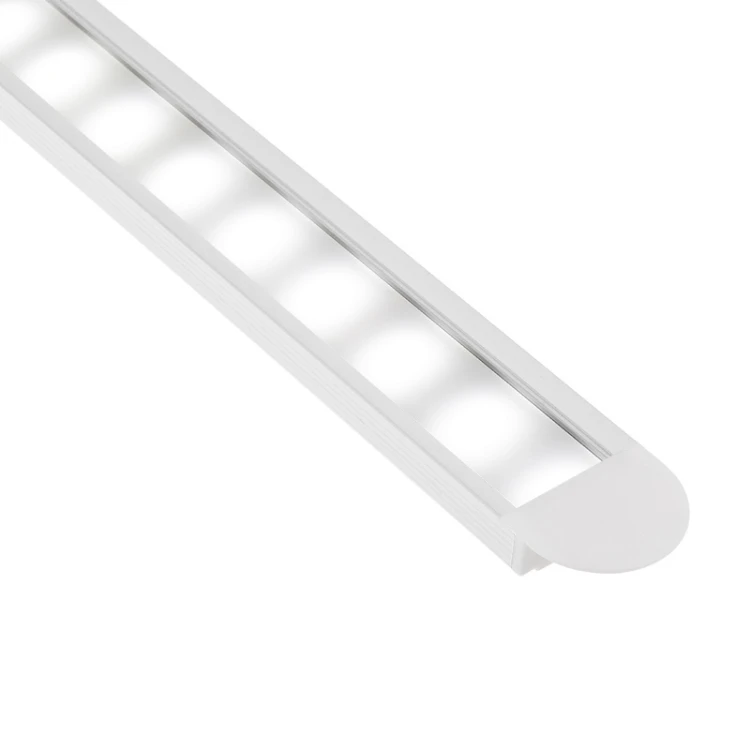 Profil aluminiowy biały Zenoline 2m wpuszczany z kloszem mlecznym