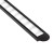 Profil aluminiowy czarny Zenoline 2m wpuszczany
