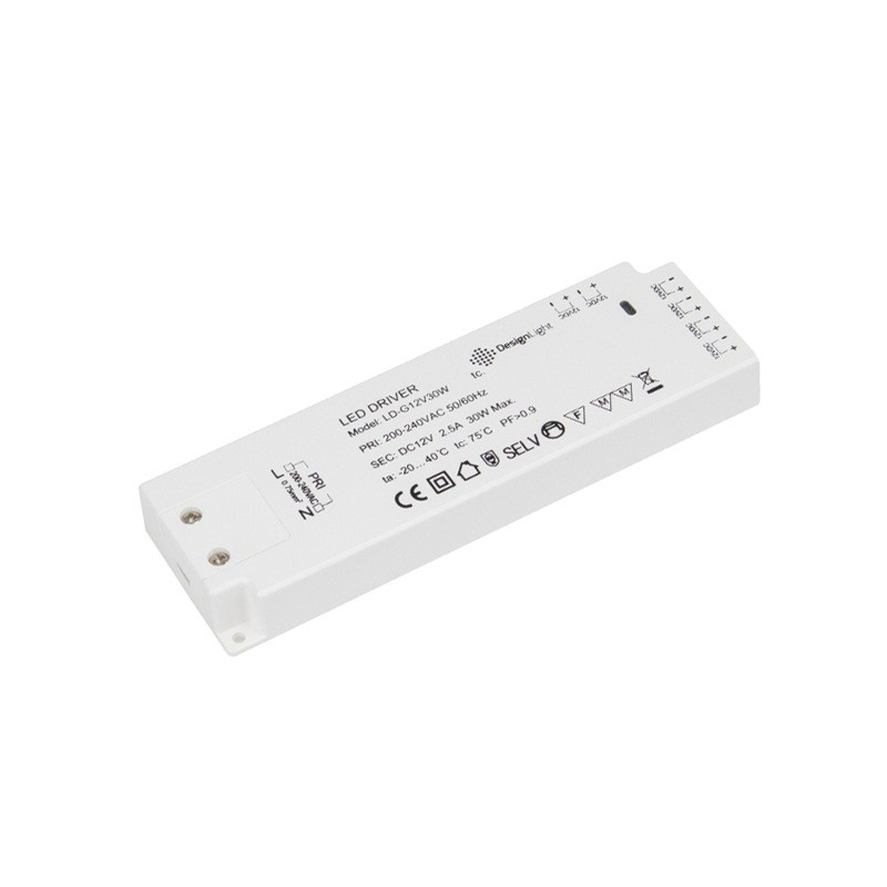 Zasilacz LED 30W 12V 2,5A z gniazdami mini