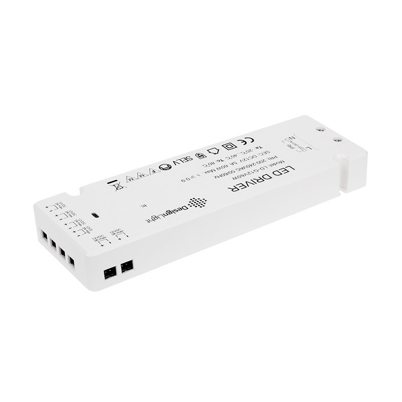 Zasilacz LED 60W 12V 5A z gniazdami mini