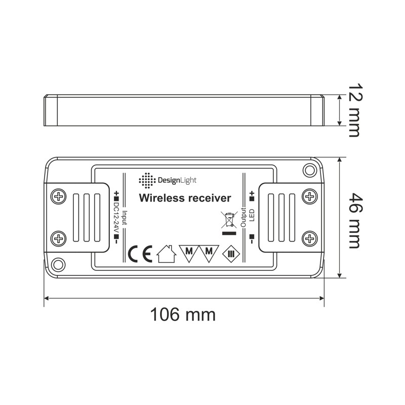 wymiary sterownika UFO