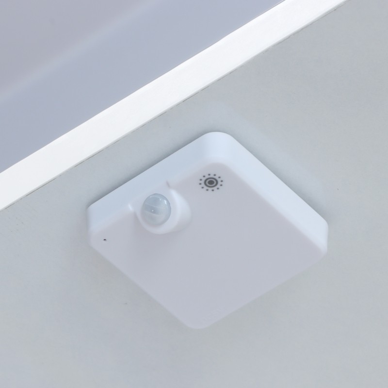 Zestaw bezprzewodowy PIR DELI 3 do szaf z funkcją ściemniania, ładowany USB