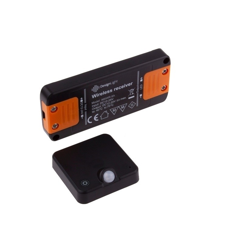 DELI 3 Sensor PIR ze ściemniaczem czarny DELI-SENS-CZ-03