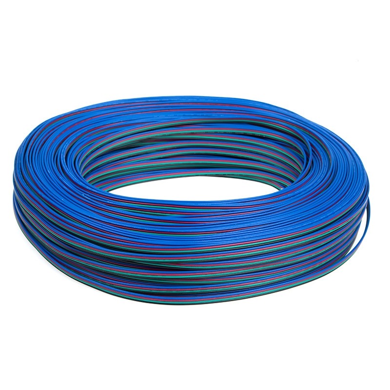 Przewód 4-żyłowy LED RGB 4x0,32mm2 - 1 metr