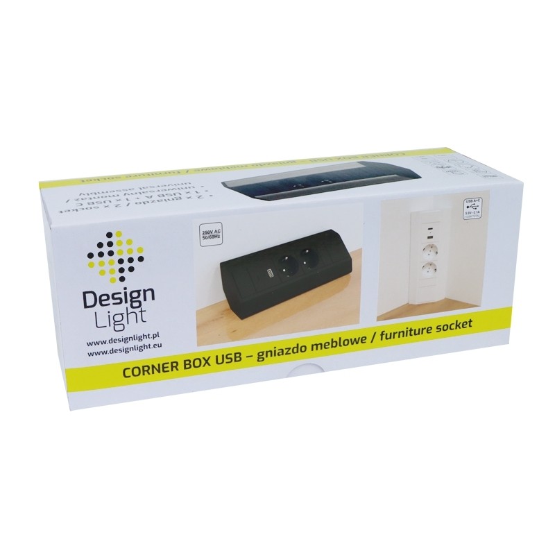 opakowanie przedłużacza CORNERBOX-CZ-2DE-UAC-01