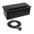 Gniazdo meblowe 1,5m 2 gniazda francuskie INBOX czarne z USB A+C, RJ45 i HDMI