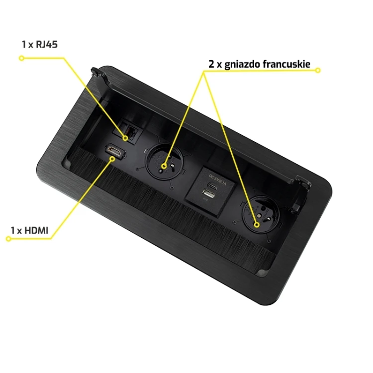 Gniazdo INBOX-CZ-FR-1,5-03