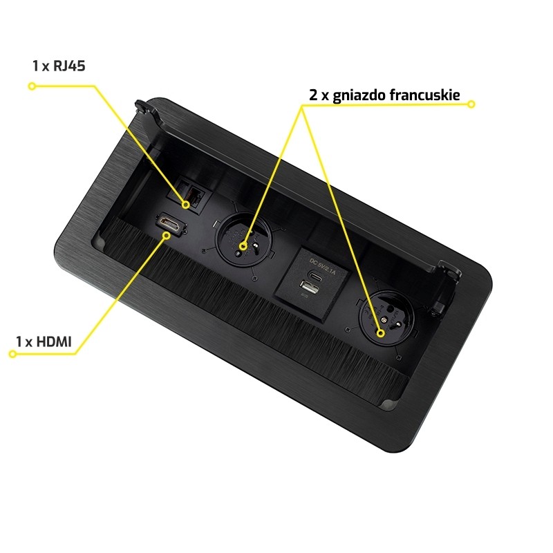 Gniazdo INBOX-CZ-FR-1,5-03