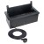 Gniazdo meblowe 1,5m 2 gniazda francuskie INBOX czarne z USB A+C, RJ45 i HDMI