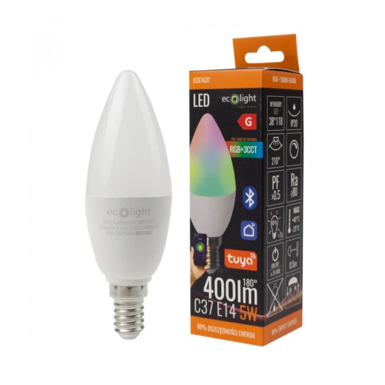 żarówka E14 RGB+CCT TUYA 5W