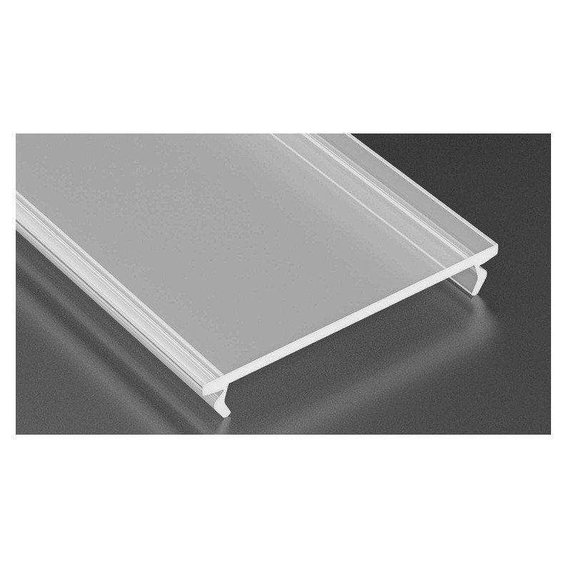 SZYBKA wciskana mrożona PMMA do profilu Lumines SOLIS, ILEDO, INSO - 2 metry