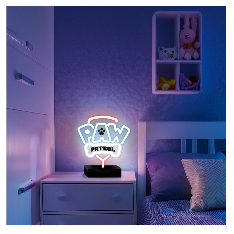 Neon LED Psi Patrol na podstawce USB
