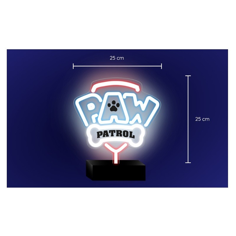 wymiary LED neonu Psi Patrol