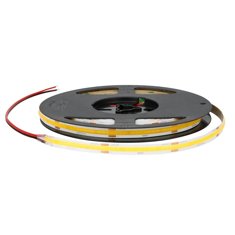Taśma LED COB 11W/m 480 chips/m 24V 3000K IP20 5m