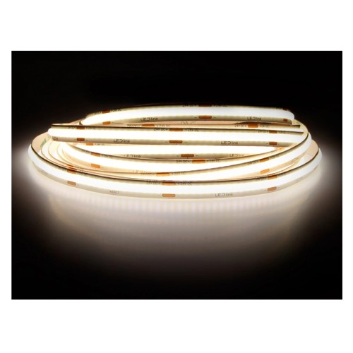 Taśma LED 480 COB 24V 3000K 11W IP20 8mm 5m 1100lm/m PRIME