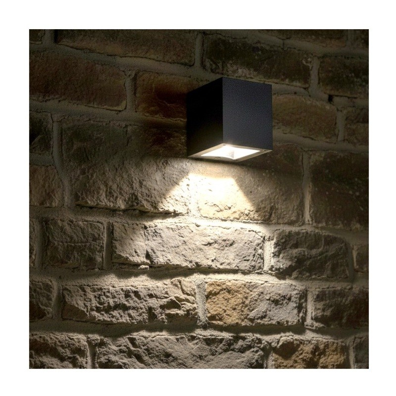 Lampa ogrodowa solarna LED QUERK 2CCT IP54 czarna