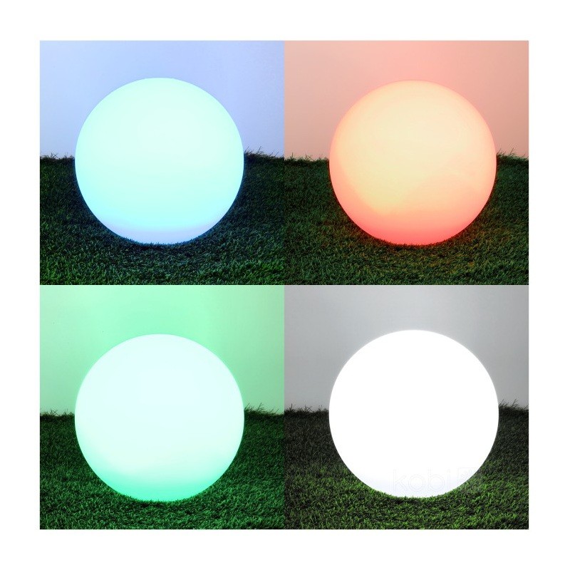 kula ogrodowa solarna rgb+ciepła