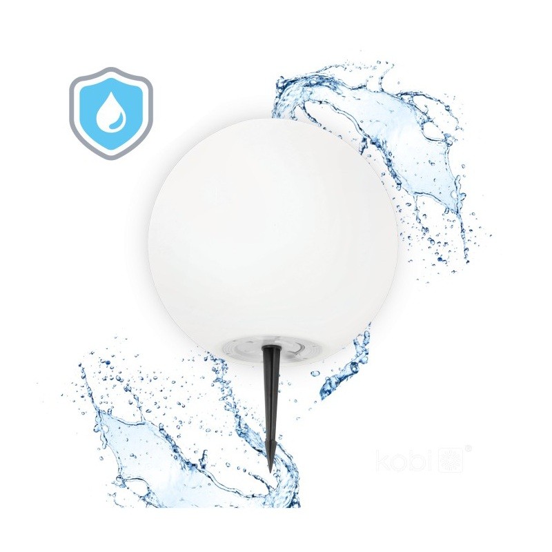 Kula ogrodowa LED RGB + ciepła 40cm solarna