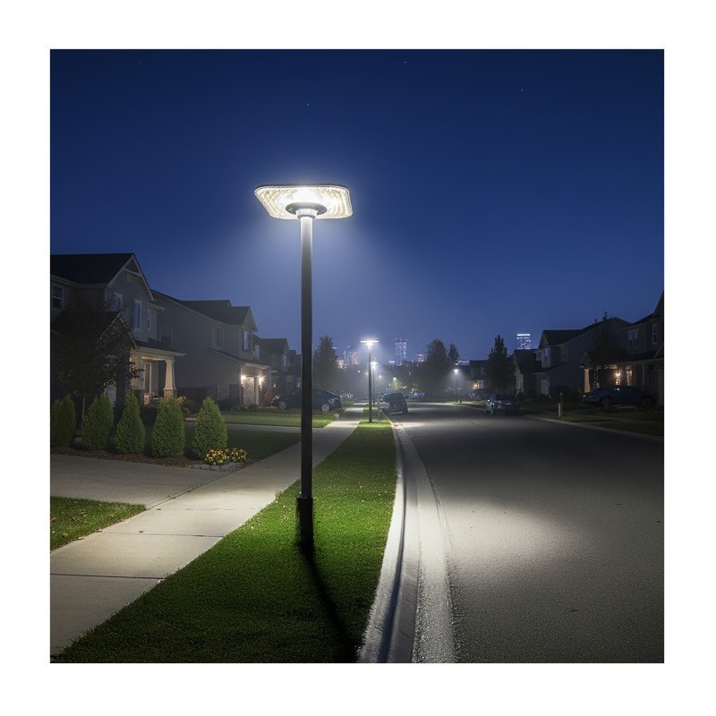 Lampa uliczna parkowa LED solarna 25W 3CCT