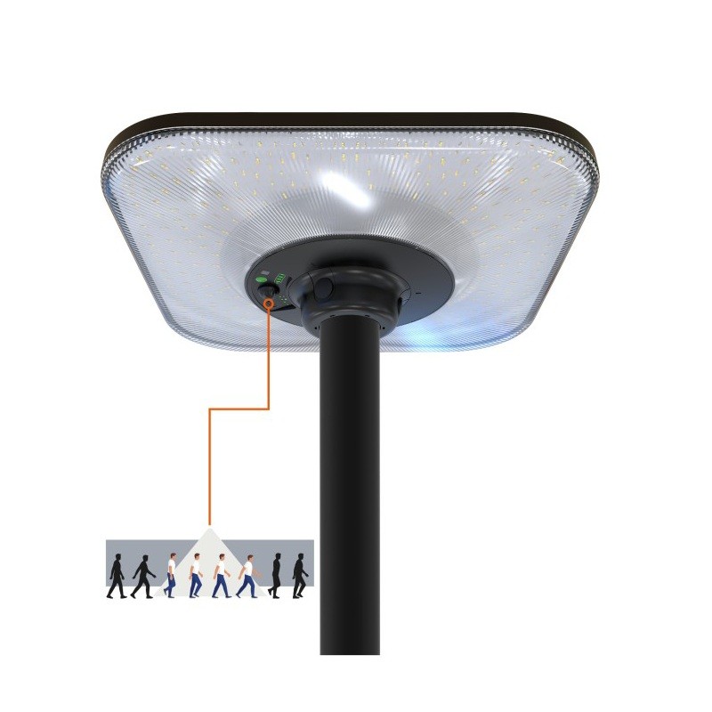 Lampa parkowa LED solarna 25W 3CCT
