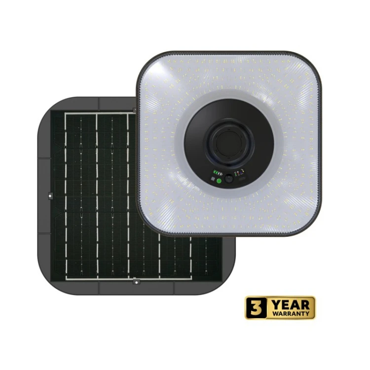 Lampa uliczna parkowa LED solarna 25W 3CCT Solsumi Square + pilot