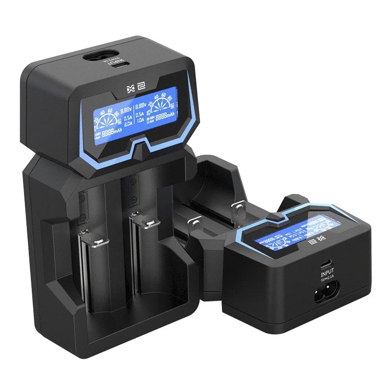 Ładowarka do akumulatorów cylindrycznych Li-ion 18650 Xtar X2