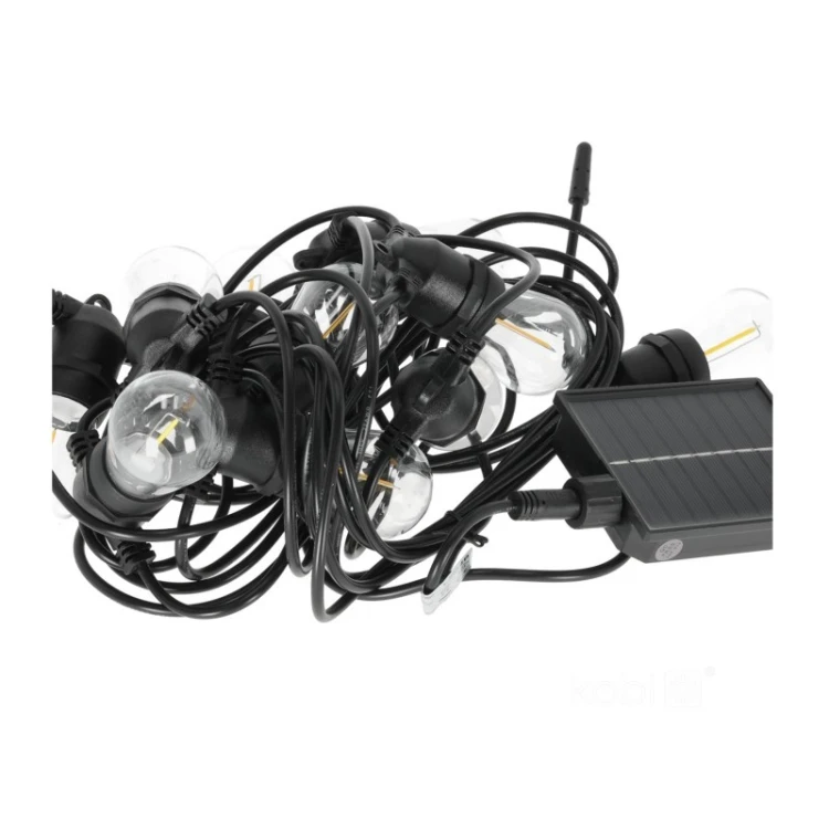 Girlanda ogrodowa solarna 10xE27 0,042W 10m