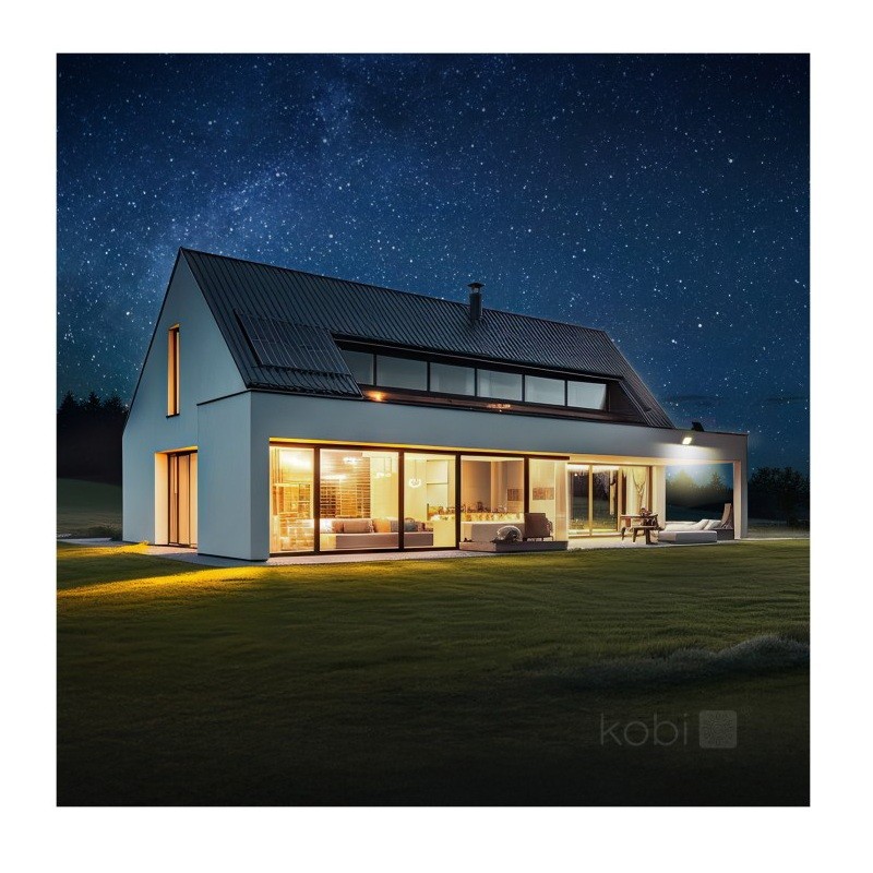 Naświetlacz SOLARNY10W 2CCT IP65 z czujnikiem ruchu + pilot