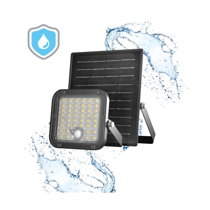 Naświetlacz SOLARNY10W 2CCT IP65 z czujnikiem ruchu + pilot