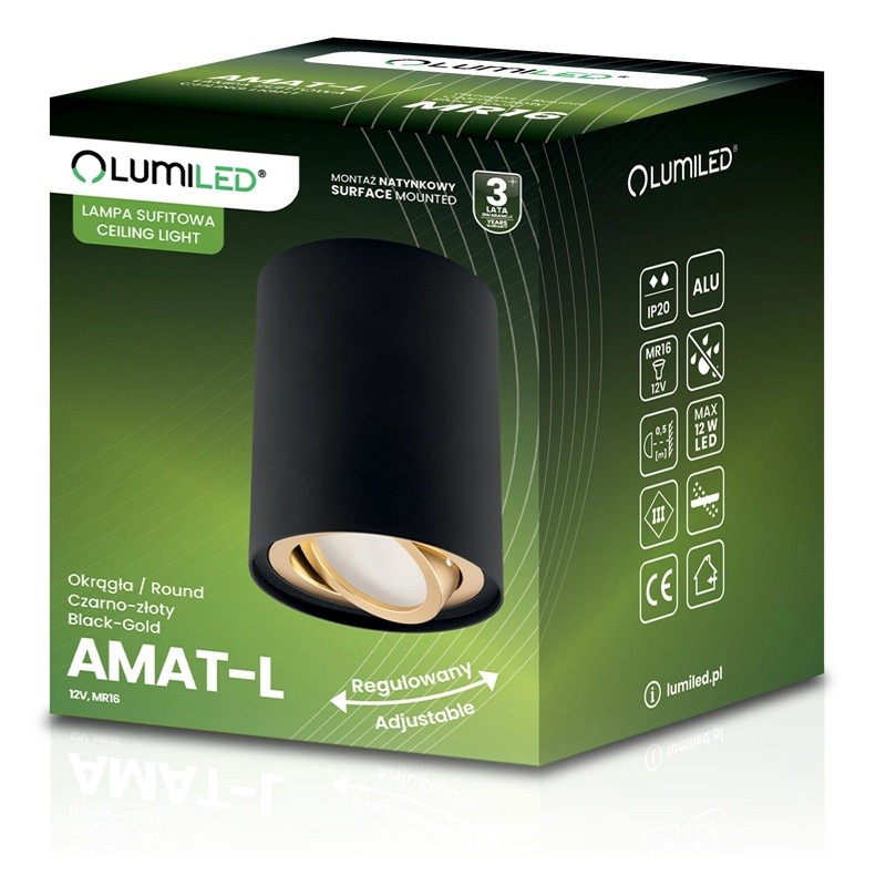 opakowaniew oprawy AMAT-L 115mm GU10