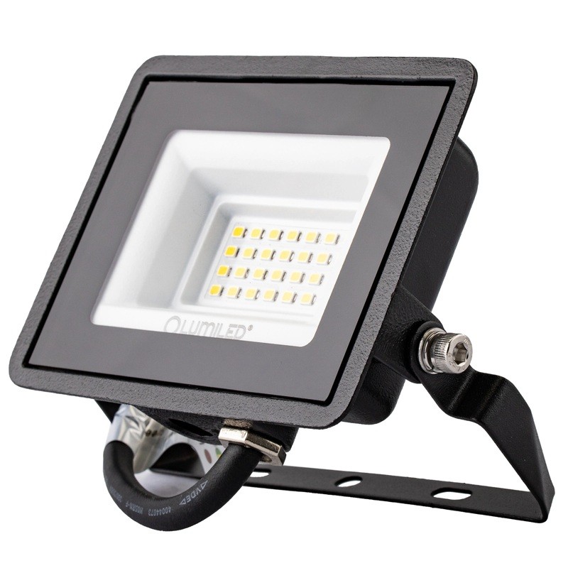 Naświetlacz LED ZUNA2 20W 1800lm 6500K IP65 Czarny LUMILED