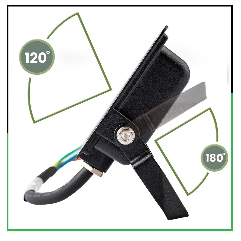 kąty naświetlacza 30W zimny IP65