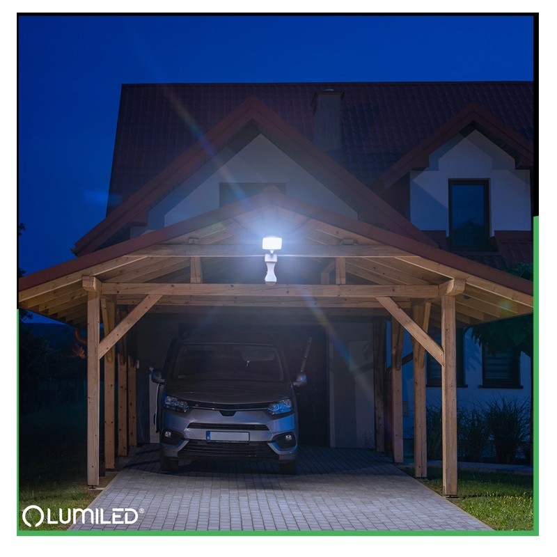 zdjęcie poglądowe naświetlacza 50W 6500K IP44 z czujnikiem ruchu i zmierzchu