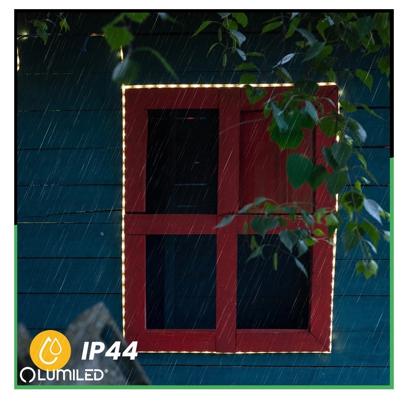 Taśma LED Solarna Pasek 150x LED AVERO 3000K Ciepła IP44 5m LUMILED