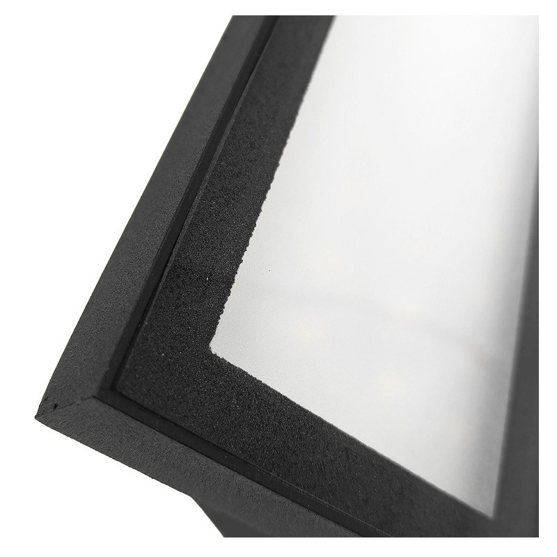 Lampa ogrodowa, elewacyjna LED 40W IP65 4000K VELORION z czujnikiem ruchu i zmierzchu - czarna