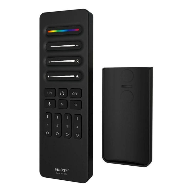 MiBoxer C10 4-kanałowy pilot RGB+CCT SPI (2.4GHz) Czarny