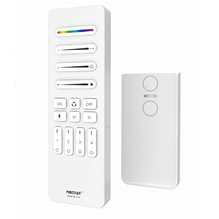 MiBoxer C10 4-kanałowy pilot RGB+CCT SPI (2.4GHz) Biały