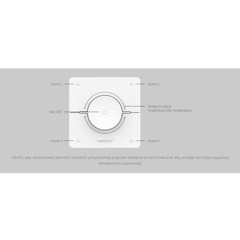 Pilot 1-strefowy CCT (biały)
