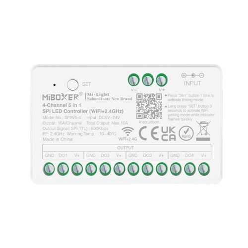 Sterownik kontroler LED do taśm cyfrowych Digital SPI 5w1 Milight SPIW5-4