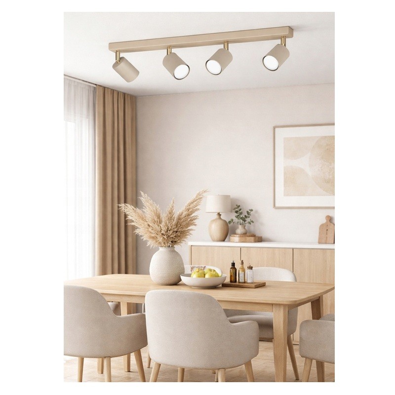 lampa 4xGU10 ecru