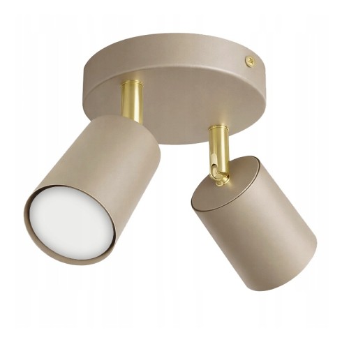 Kinkiet podwójny Spoti Round 2xGU10 ecru